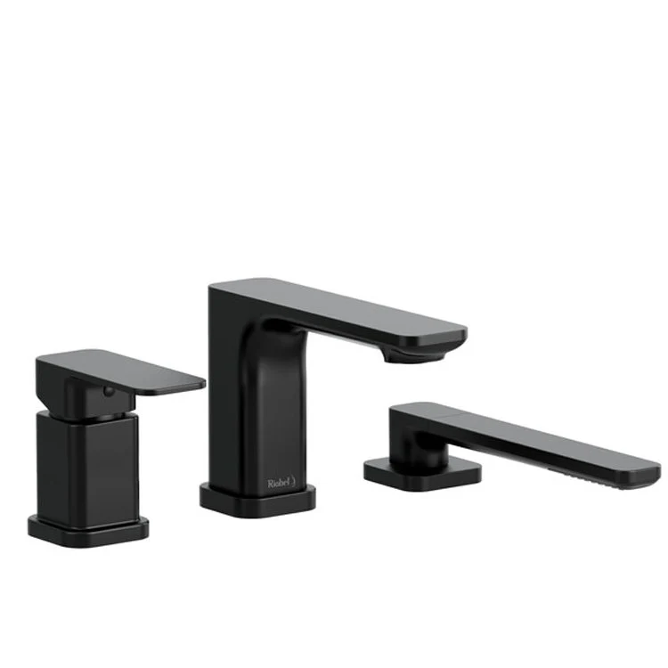Tub Filler Trim Equinox Deck Mount 3 Piece Type P 1 Lever Black ADA - Frankwebs