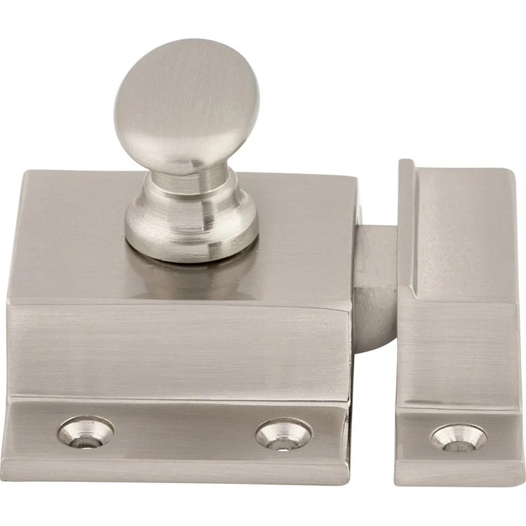 Door Latch Additions Cabinet Brushed Satin Nickel 2 x 2 x 1/2 Inch Zinc Alloy - Frankwebs