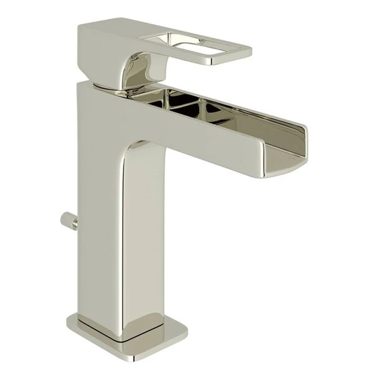 Lavatory Faucet Quartile 1 Metal Loop Lever Satin Nickel 1.6 Gallons per Minute - Frankwebs