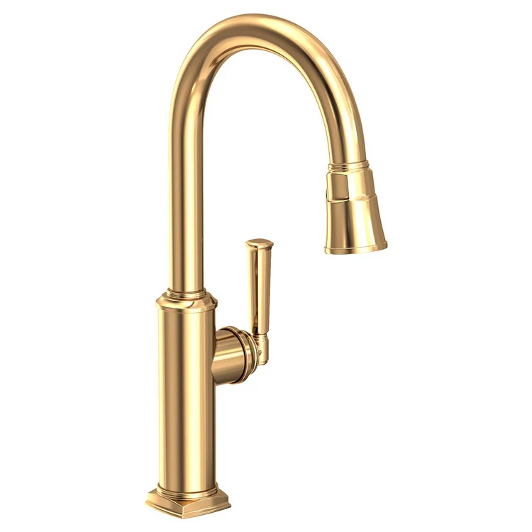 Kitchen Faucet Zemora 1 Lever ADA Antique Nickel Pull Down Spout Height 10-4/9 Inch 1.8 Gallons per Minute - Frankwebs