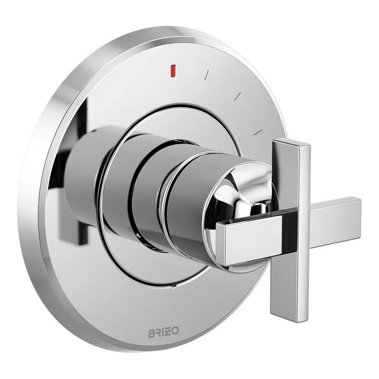 Pressure Balance Valve Trim Levoir with Monitor Technology Less Handle Brilliance Luxe Nickel ADA - Frankwebs