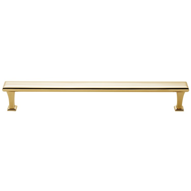 Pull Manhattan Oversized Unlacquered Brass 12 Inch 13 Inch 2 Inch - Frankwebs