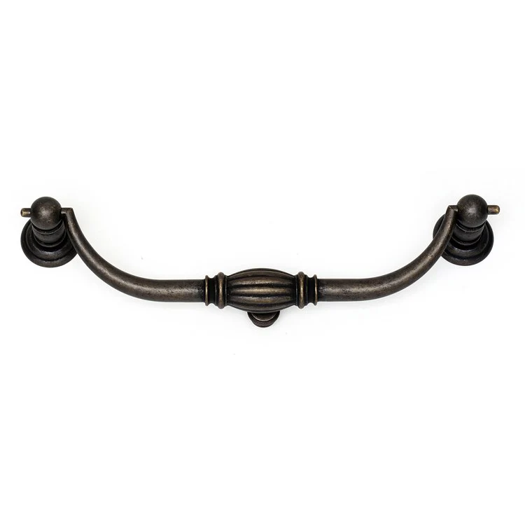Pull Tuscany Drop Antique English Matte Brass 6 Inch 6-3/4 Inch 1-5/8 Inch - Frankwebs