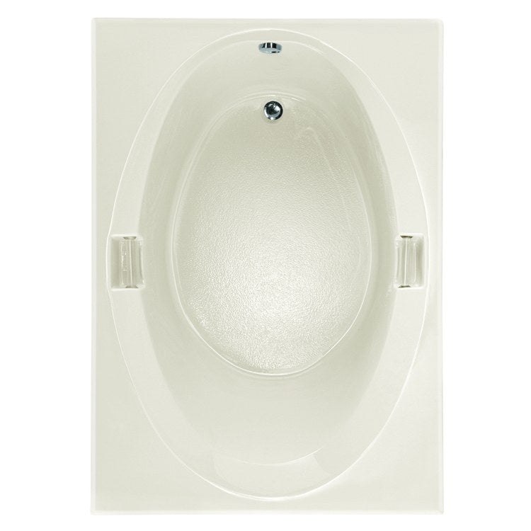 Soaking Tub Studio Collection 60 x 42 Inch Drop-In Tub Only End Bone Acrylic - Frankwebs