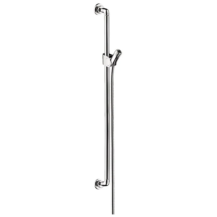 Slide Bar Citterio with Adjustable Handshower Holder & 63 Inch Hose 36H Inch Brushed Gold Optic Brass Wall Mount - Frankwebs
