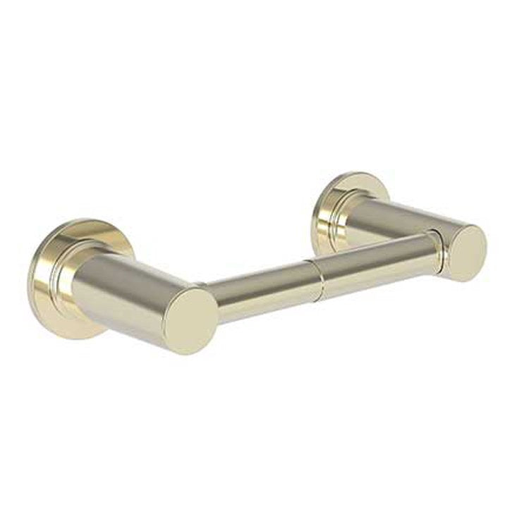 Toilet Paper Holder Dorrance Double Post Forever Brass PVD Brass 8-4/5 Inch 3-2/7 Inch Wall Mount - Frankwebs