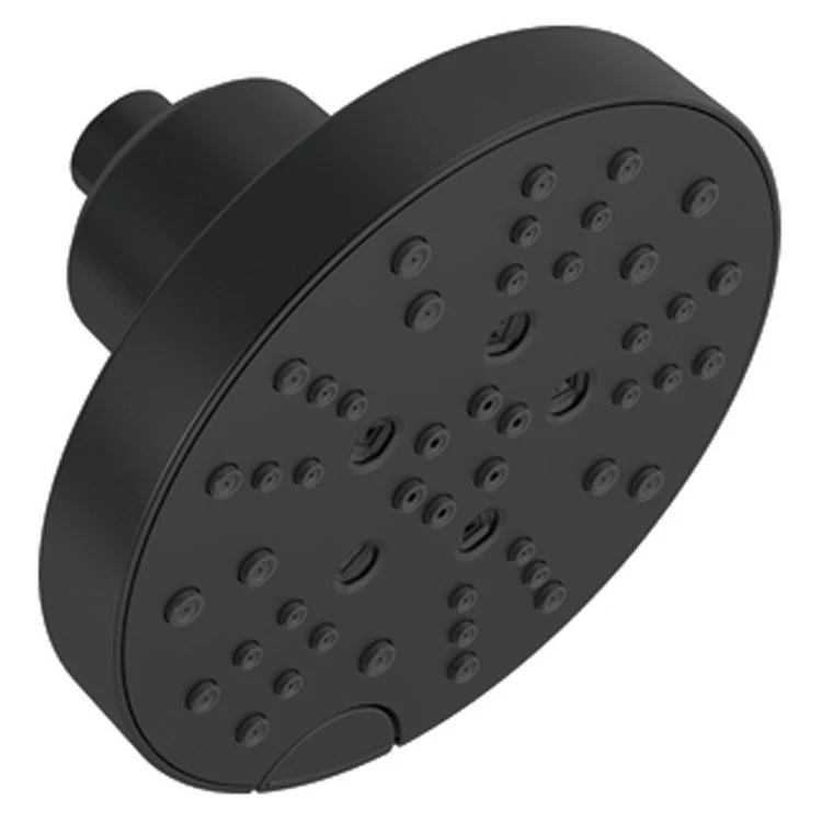 Showerhead Universal Showering Components 5 Function Round Raincan with H2Okinetic Technology Venetian Bronze 6 Inch 1.75 Gallons per Minute H2Okinetic Full Body Full with Massage Pause - Frankwebs