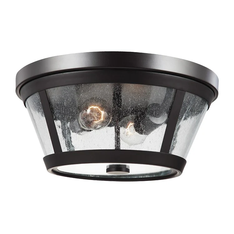 Harrow Two-Light Flush Mount Ceiling Fixture - Frankwebs