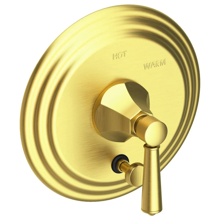 Metropole Pressure Balance Tub/Shower Valve Trim Only with Lever Handle - Midnight Chrome - Frankwebs