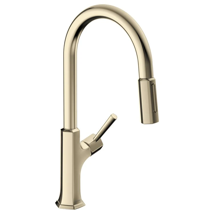 Kitchen Faucet Locarno Magnetic Docking 1 Lever ADA Chrome Pull Down 2 Function 150 Degree Swivel 8-7/8 Inch 1.75 Gallons per Minute - Frankwebs