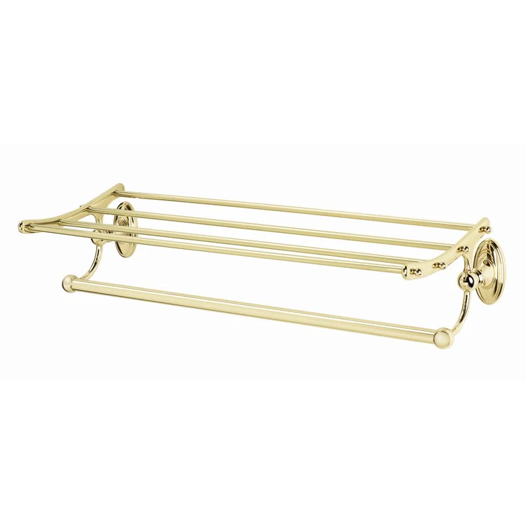 Towel Rack Classic Traditional Bath Polished Chrome 24 Inch Brass 9-1/4 Inch Concealed Wall Mount - Frankwebs