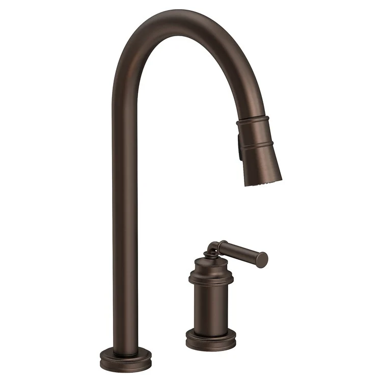 Kitchen Faucet Taft 1 Lever ADA Antique Brass Pull Down Spout Height 10-1/5 Inch 1.8 Gallons per Minute - Frankwebs