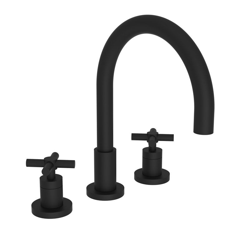 Kitchen Faucet East Linear 8 to 20 Inch Spread 2 Cross ADA Antique Brass Spout Height 5-11/16 Inch Spout Reach 7-7/8 Inch 1.8 Gallons per Minute - Frankwebs