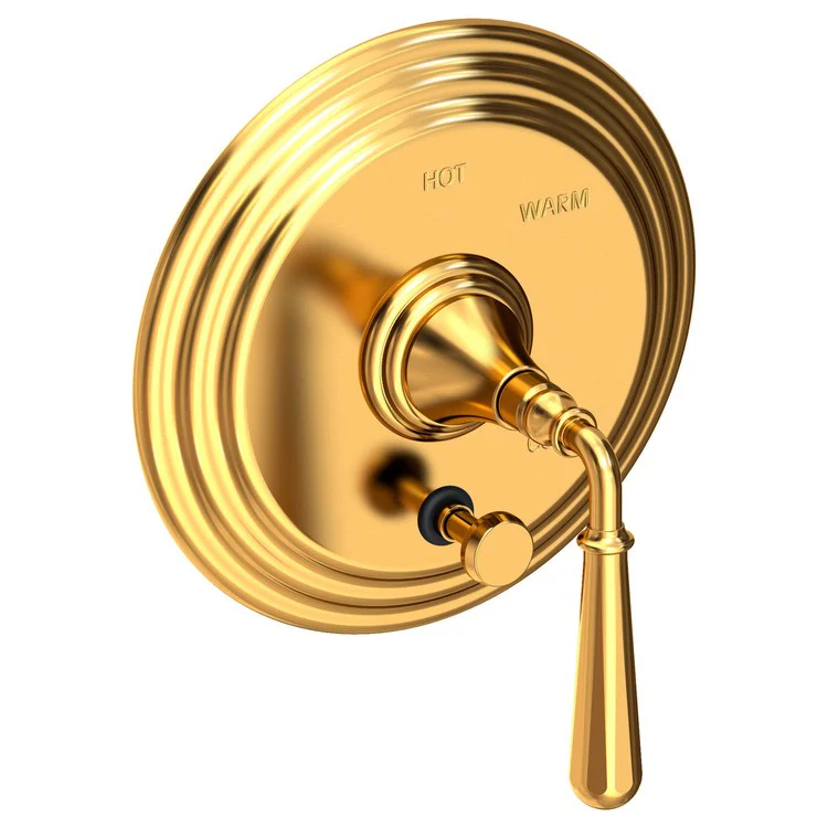 Bevelle Pressure Balance Tub/Shower Valve Trim Only with Lever Handle - Midnight Chrome - Frankwebs