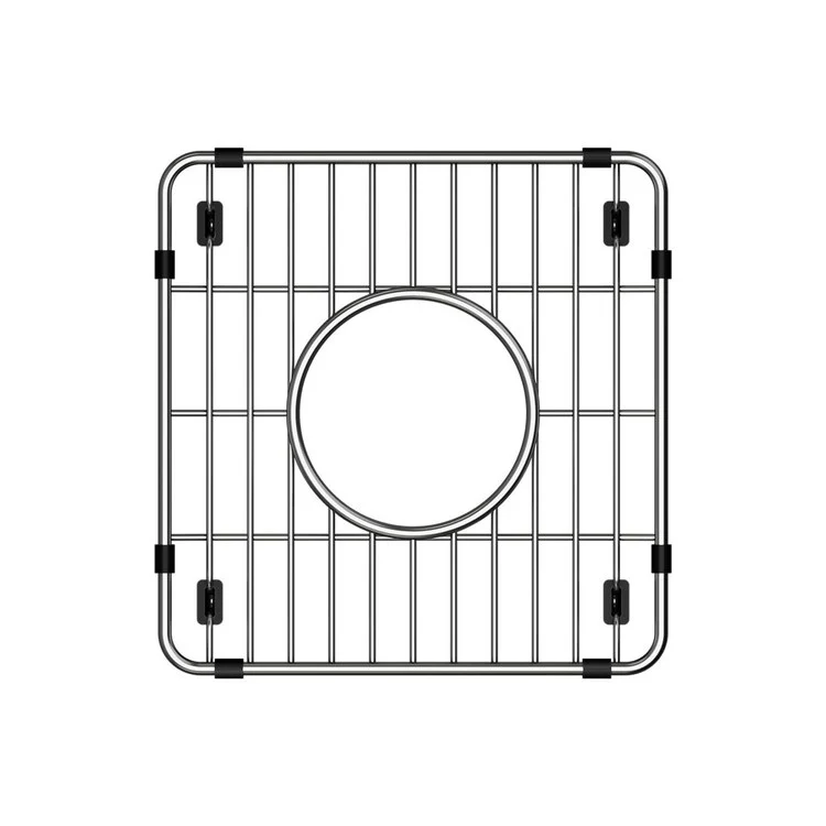 Sink Grid Crosstown Bottom Grid 9 x 9.5 Inch Polished Stainless Steel - Frankwebs