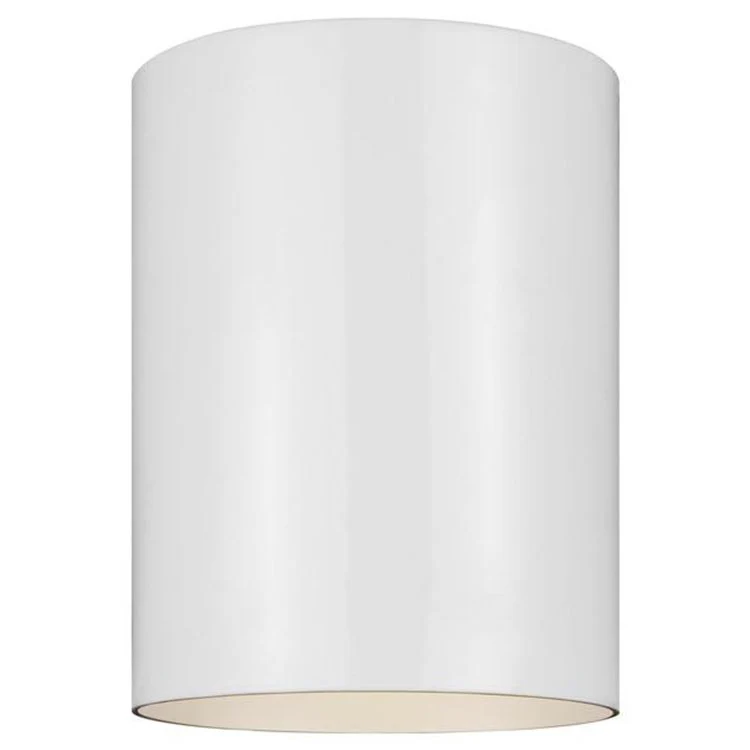 Outdoor Cylinder LED Small Flush Mount Ceiling Fixture - Frankwebs