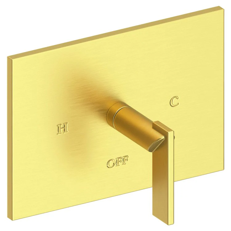 Pressure Balance Valve Trim Metro Rectangle 1 Lever Antique Nickel ADA Depth 3-1/2 Inch - Frankwebs