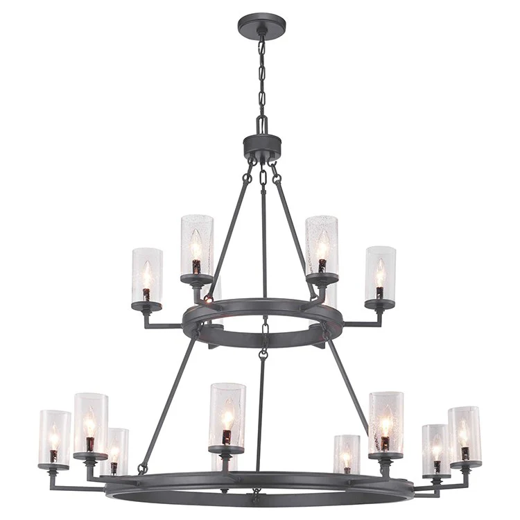 Gresham Fifteen-Light Two-Tier Chandelier - Frankwebs