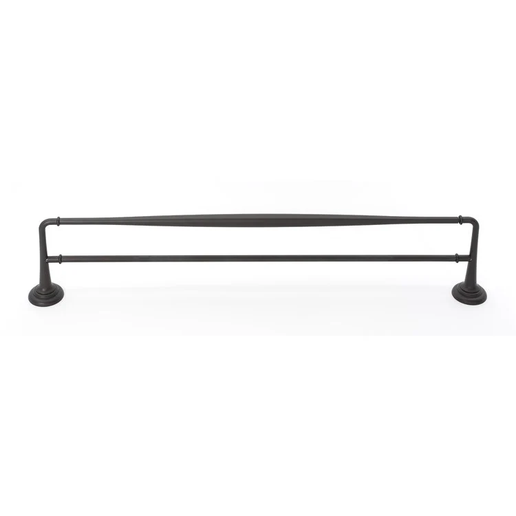 Towel Bar Charlie's Bath 24 Inch Double Bronze Brass 5-5/16 Inch - Frankwebs