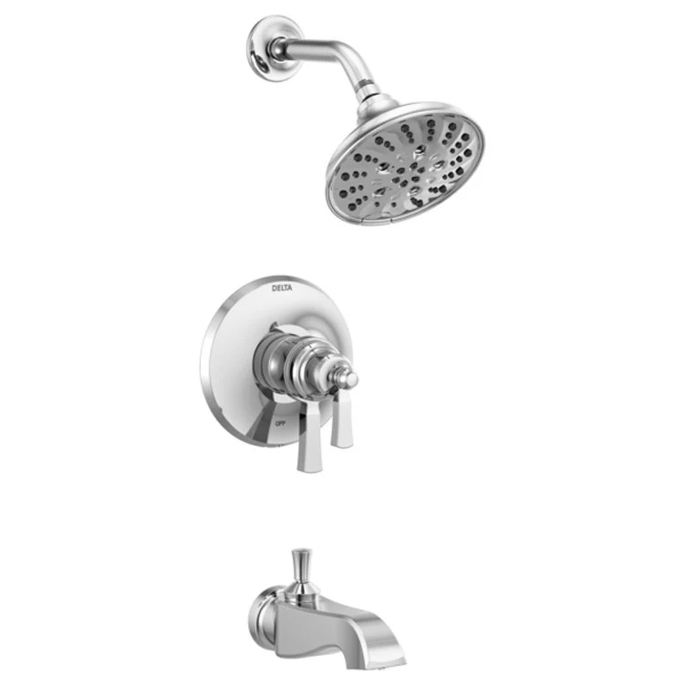 Tub and Shower Trim Dorval Monitor 17 TempAssure 1 Lever Chrome ADA 1.75 Gallons per Minute - Frankwebs