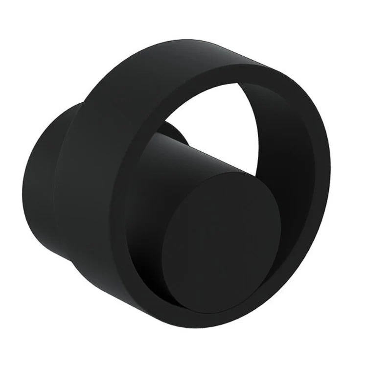 Volume Control Trim Eclissi with Diverter 1 Circular Handle Matte Black/Satin Nickel - Frankwebs