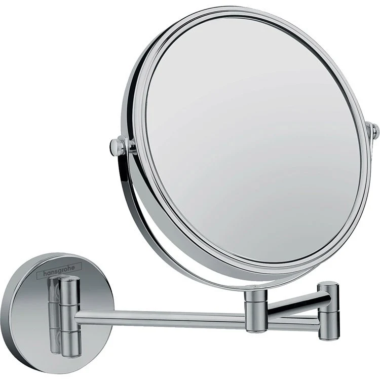 Mirror Logis Universal 7-1/8 Inch Chrome Pull-Out Shaving Round - Frankwebs