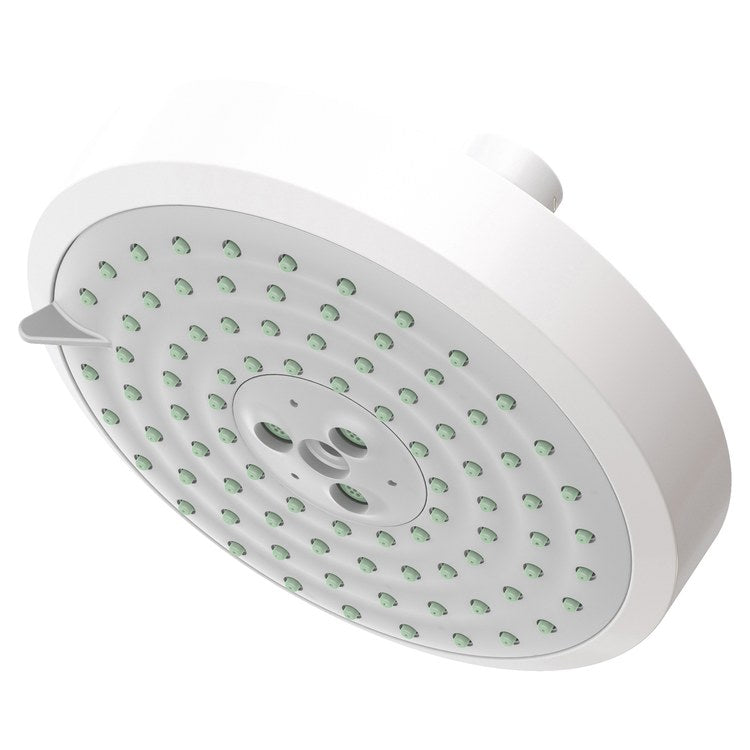 Showerhead Newport Bath 3 Function Satin Gold PVD 5-15/16 Inch 1.8 Gallons per Minute Full/Message/Intense Turbo Spray - Frankwebs