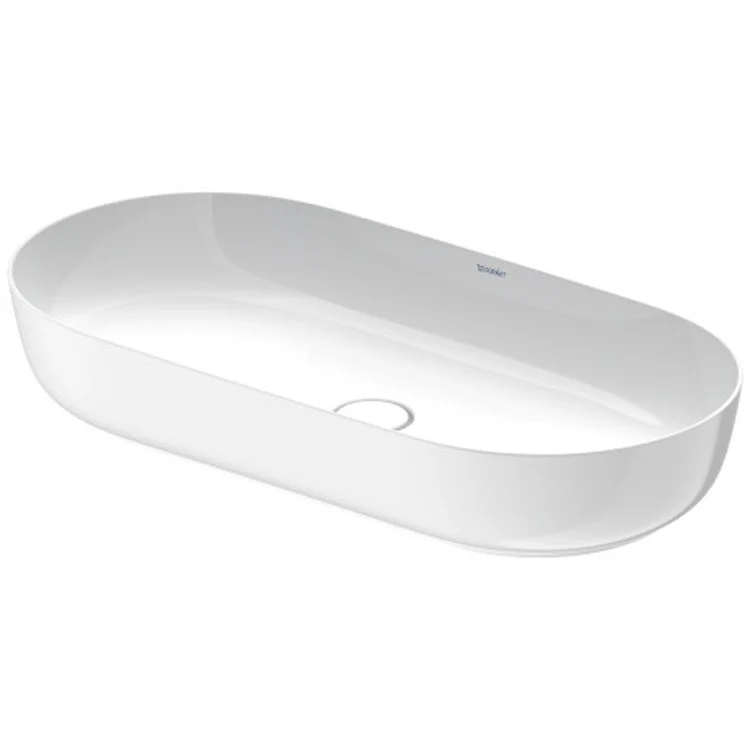 Lavatory Sink Luv Above Counter less Overflow 15-3/4 x 31-1/2 Inch Oval White - Frankwebs
