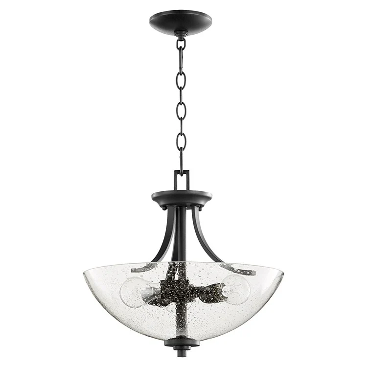 Reyes Three-Light Convertible Semi-Flush Mount Ceiling Fixture/Pendant - Frankwebs