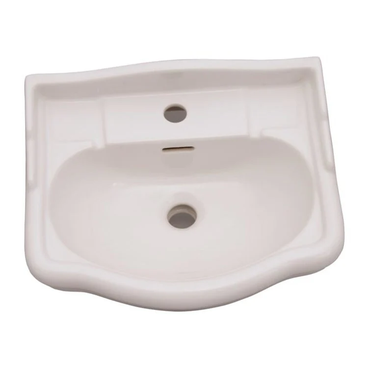 Pedestal Top Stanford 460 18-1/8 Inch Bisque Vitreous China Rectangle - Frankwebs