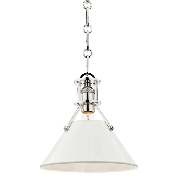 Painted No.2 Single-Light Small Pendant by Mark D. Sikes - Frankwebs