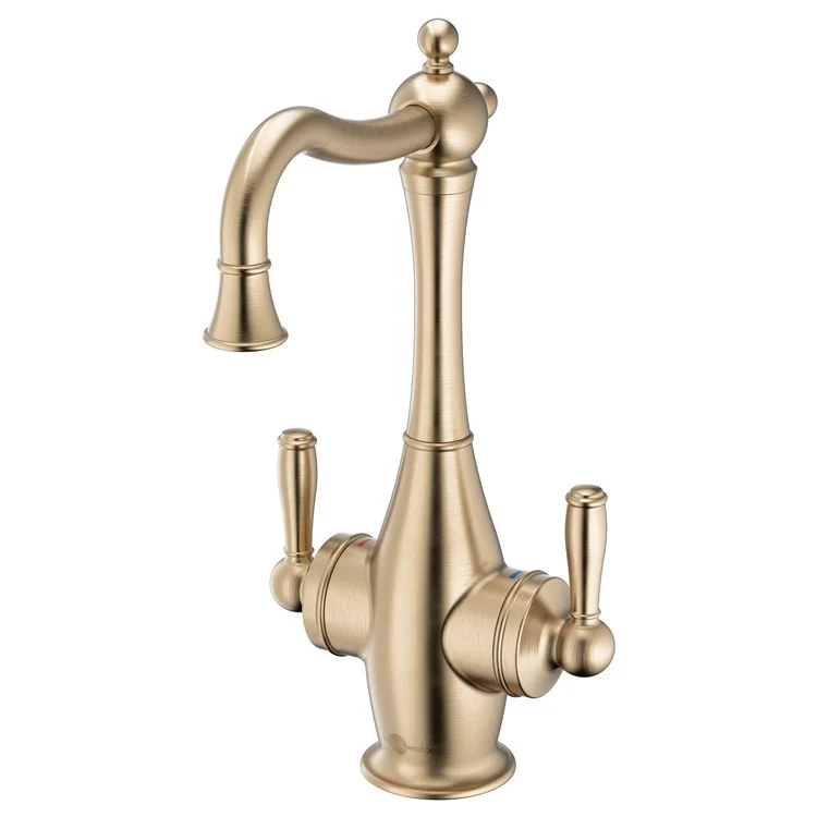 Water Dispenser Showroom Traditional 2020 Instant 2 Lever ADA Mid Arc Swivel 360 DEG Brushed Bronze - Frankwebs
