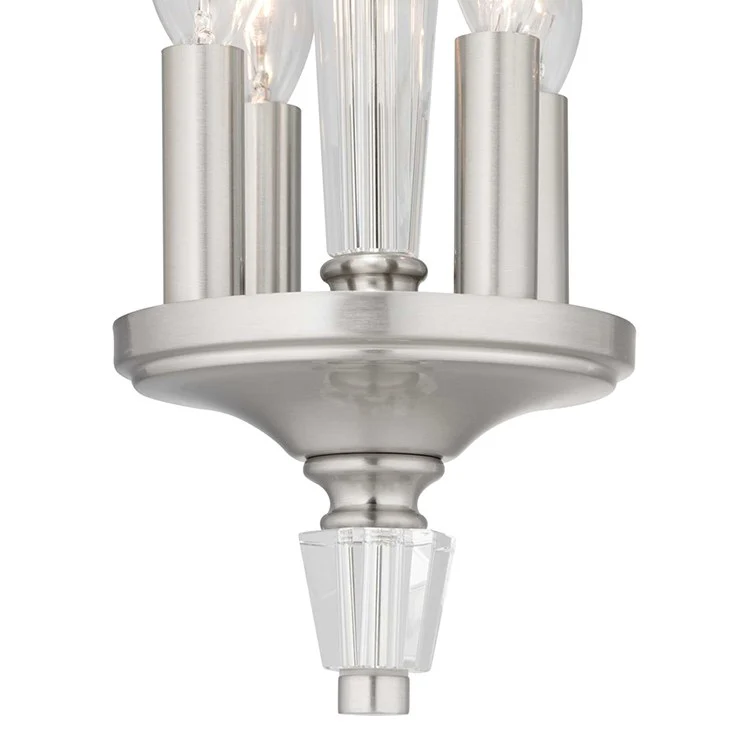 Stratham Four-Light Convertible Semi-Flush Mount Ceiling Fixture/Pendant - Frankwebs