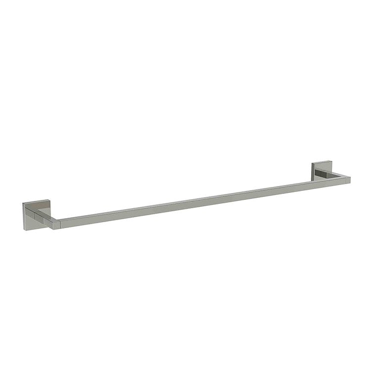 Towel Bar Cube 2 24 Inch Square Plate Flat Black Brass 3-1/4 Inch - Frankwebs