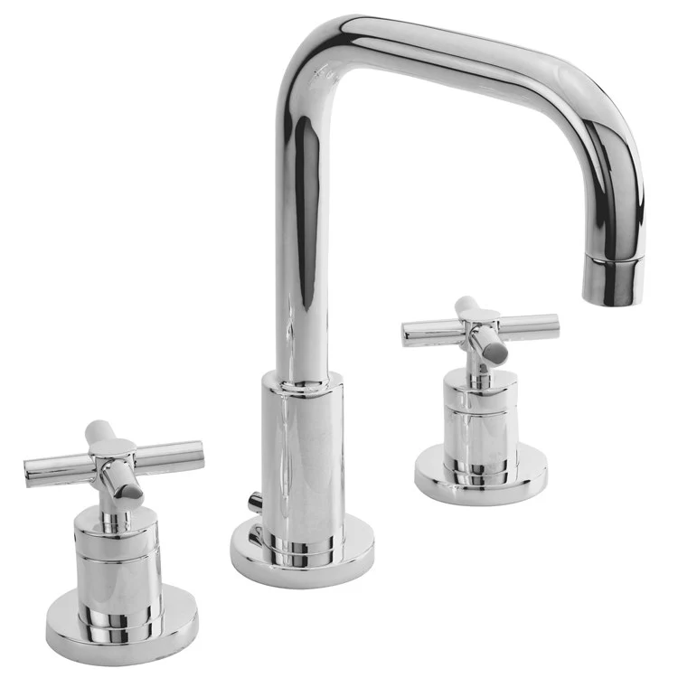 East Square Two Handle Widespread Bathroom Faucet with Drain - Frankwebs