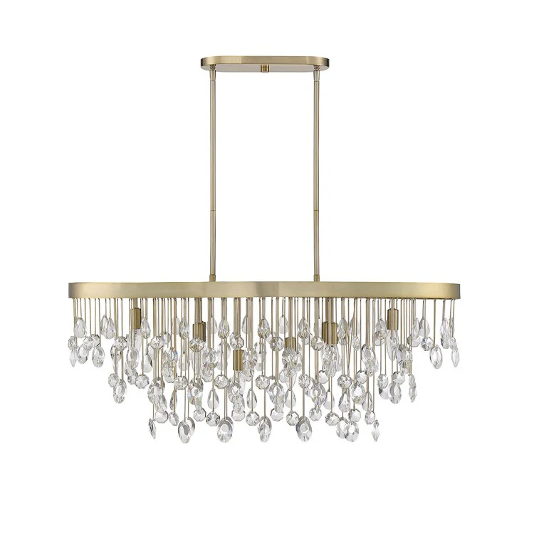 Livorno Eight-Light Linear Chandelier - Frankwebs
