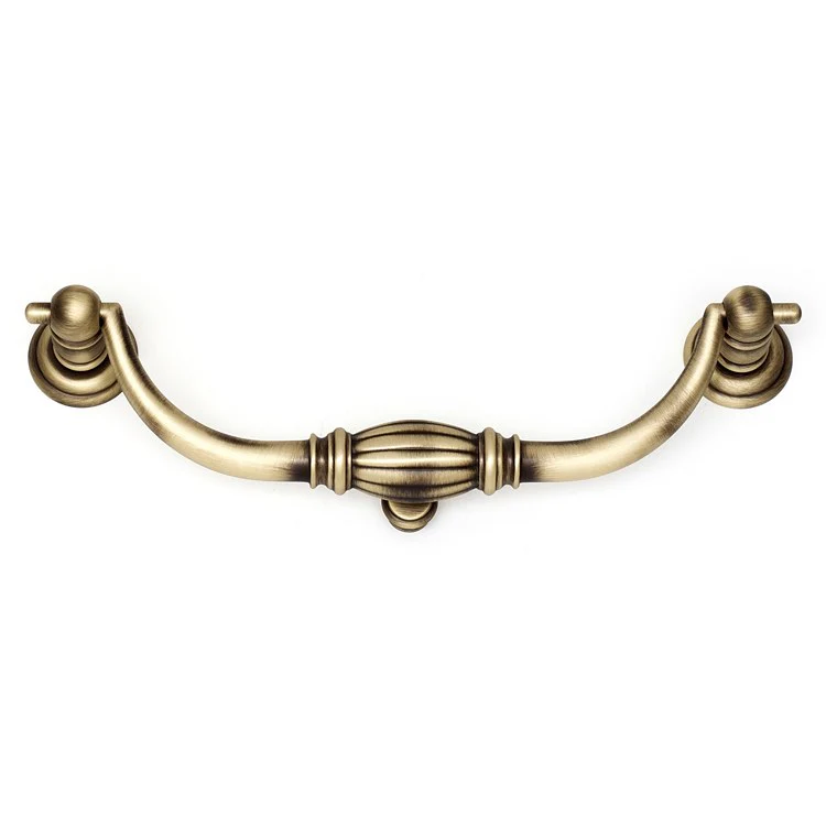 Pull Tuscany Drop Antique English Matte Brass 6 Inch 6-3/4 Inch 1-5/8 Inch - Frankwebs