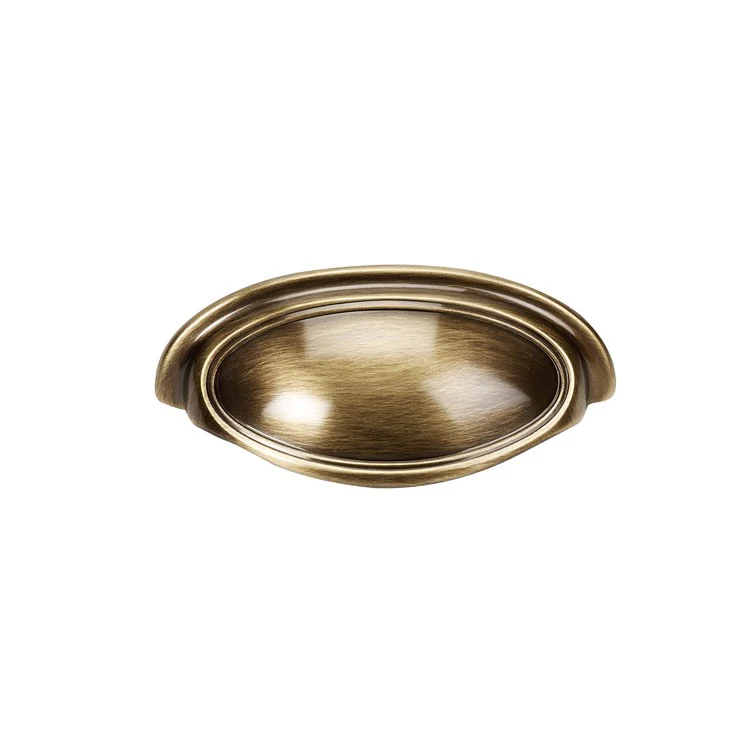 Pull Classic Traditional Cup Polished Nickel Brass 3-1/2 Inch 4-1/4 Inch 1 Inch - Frankwebs