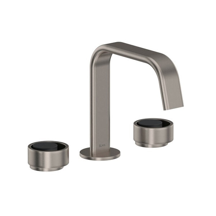 Lavatory Faucet Eclissi 2 Circular Satin Nickel/Satin Gold 1.2 Gallons per Minute 4-1/8 Inch - Frankwebs