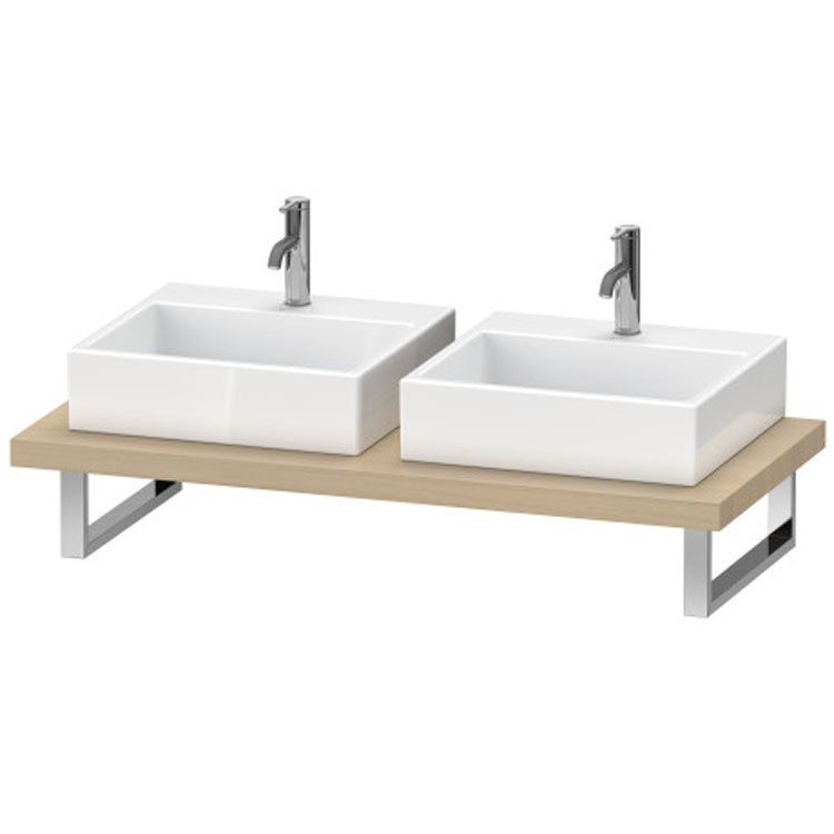 Lavatory Console L-Cube Linen Double Basin 31-1/2 x 21-5/8 Inch 1-3/4 Inch - Frankwebs