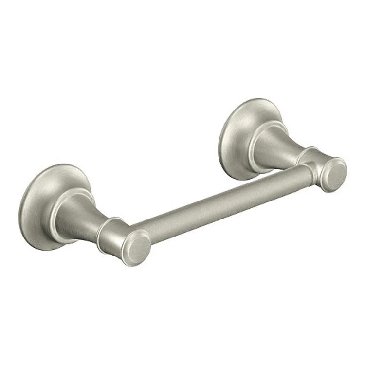 Toilet Paper Holder Gilmour Pivoting Brushed Nickel Zinc Wall Mount 6-11/16 x 3-3/8 x 2-1/4 Inch - Frankwebs