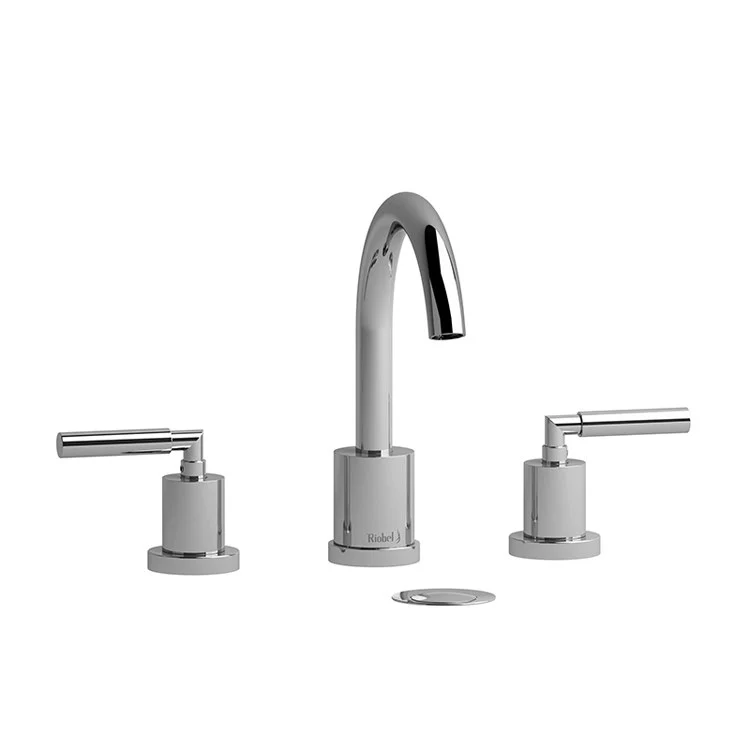 Lavatory Faucet Sylla Widespread 8 Inch Spread 2 Lever ADA Brushed Nickel 1.5 Gallons per Minute - Frankwebs