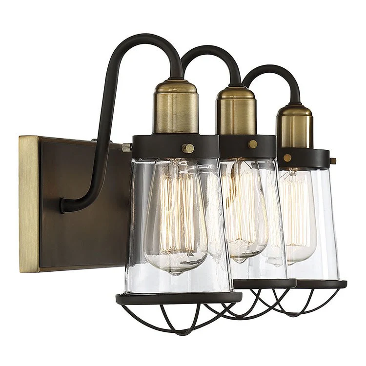 Lansing Three-Light Bathroom Vanity Fixture - Frankwebs