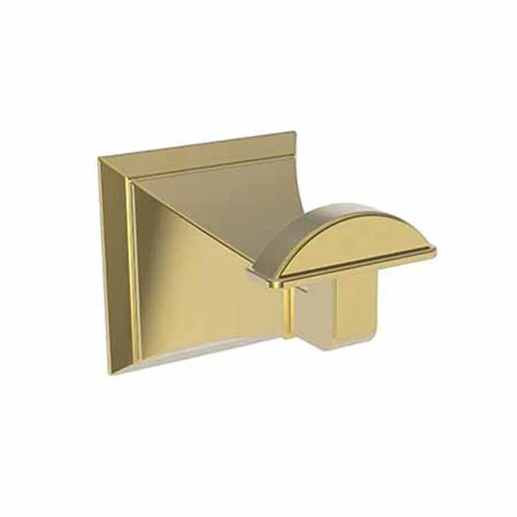 Robe Hook Joffrey Single Polished Brass Uncoated Living 2-1/5 Inch 2-5/7 Inch Wall Mount Brass - Frankwebs