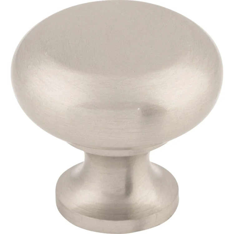 Knob Somerset II Flat Faced Round for Decorative Hardware Polished Brass Zinc Alloy 1-1/4 Inch 1-1/8 Inch - Frankwebs