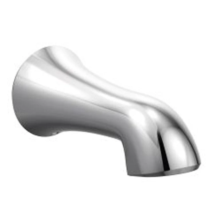Tub Spout Wynford Non-Diverter Chrome 7-7/8 Inch Metal - Frankwebs