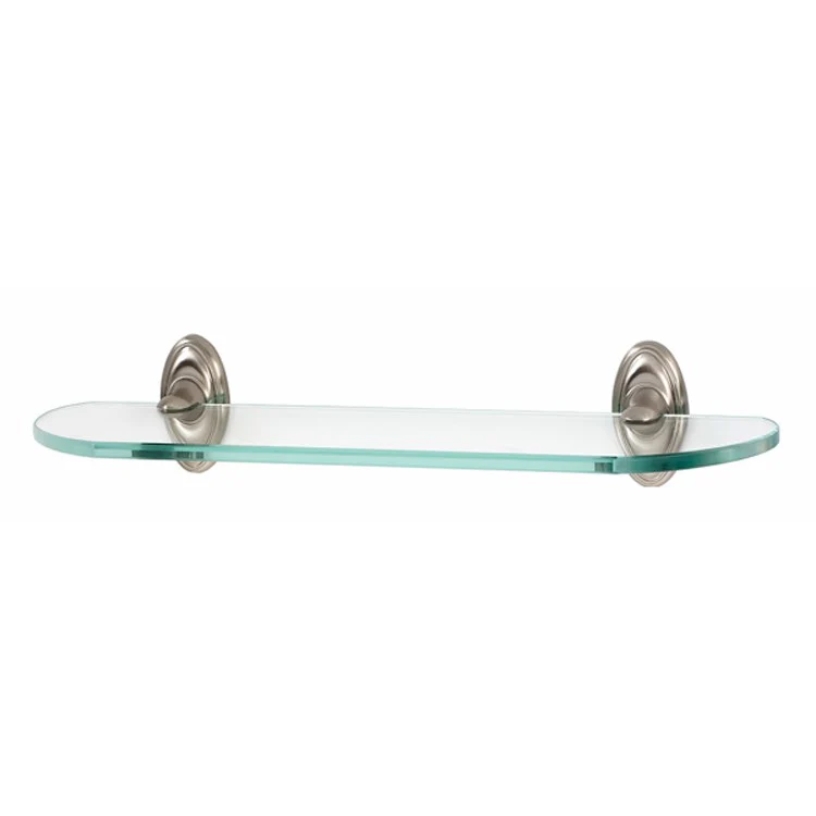 Shelf Classic Traditional Bath with Brackets Antique English 24 Inch Brass/Glass - Frankwebs