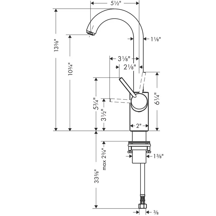 Talis S Single Handle Bar Faucet - Frankwebs