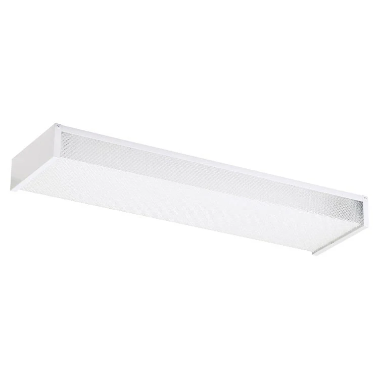 Drop Lens Two-Light Fluorescent Flush Mount Ceiling Fixture - Frankwebs