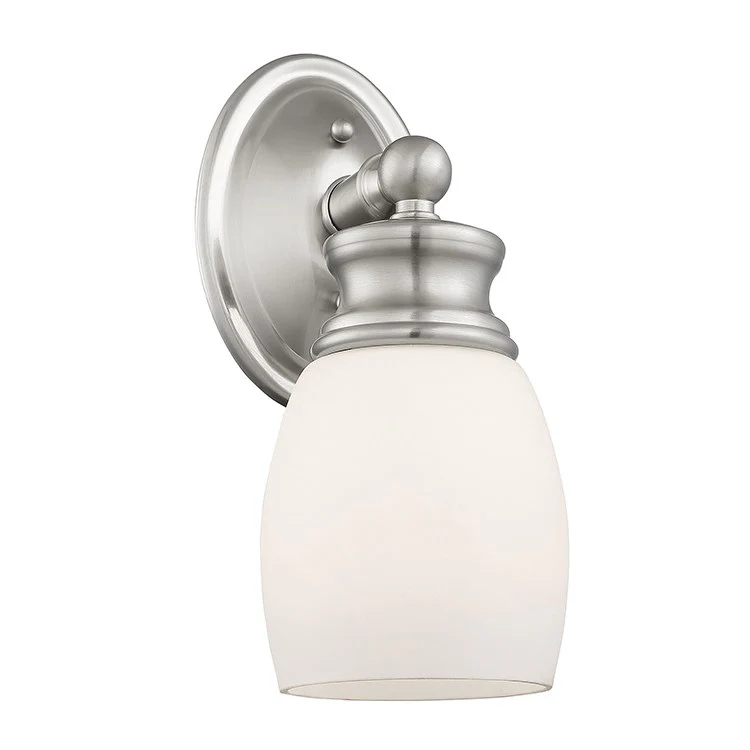 Elise Single-Light Bathroom Wall Sconce - Frankwebs